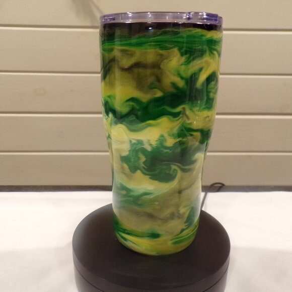 20oz Resin Tumbler, Travel Mug for Coffee, Gift for Coworker, Handmade Gift - Picture 4 of 9